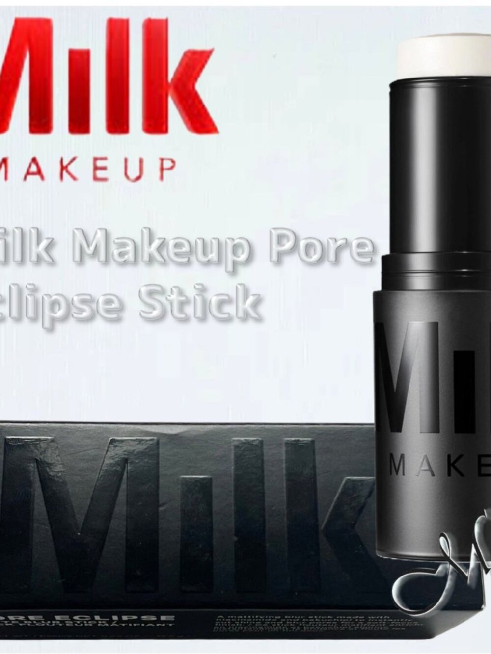 Milk Makeup Pore Eclipse Non-Comedogenic Mattifying + Blurring Primer Stick NIB